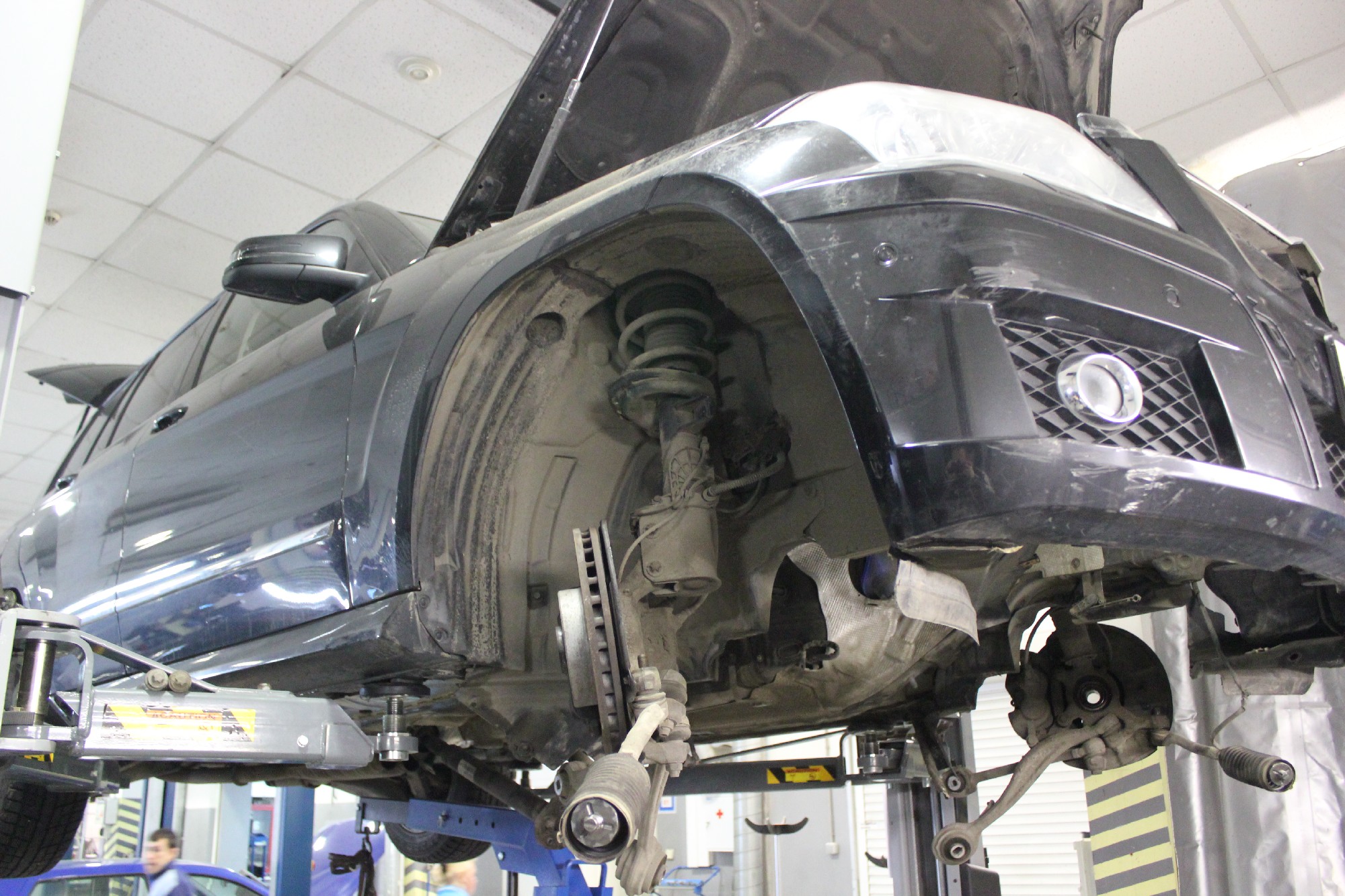 ГЛК на подъемнике