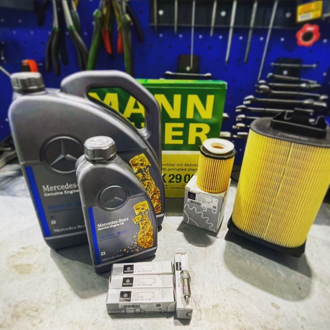 Фильтра и масло для ТО Мерседес