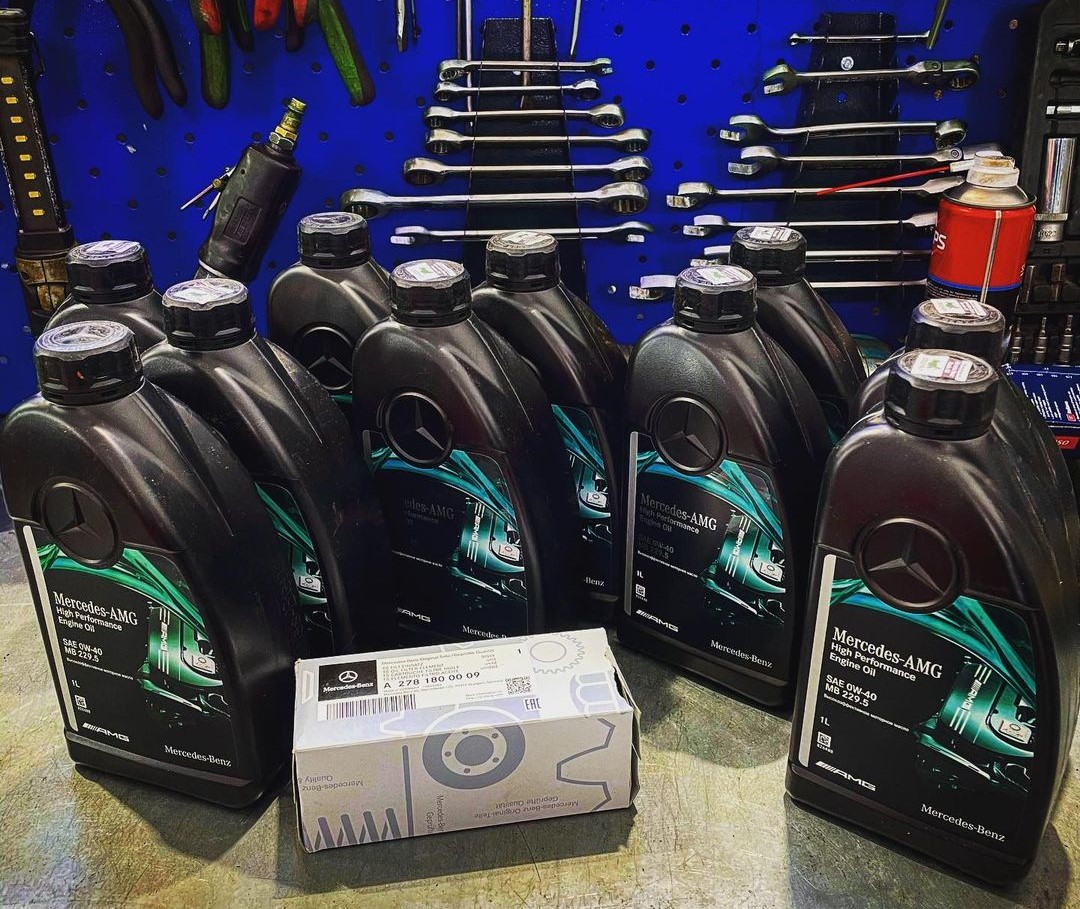 масло для двигателя Мерседес