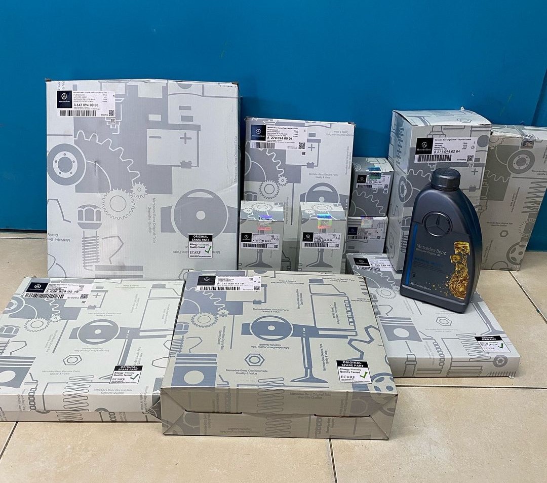 комплект фильтров и масла для ТО Мерседес