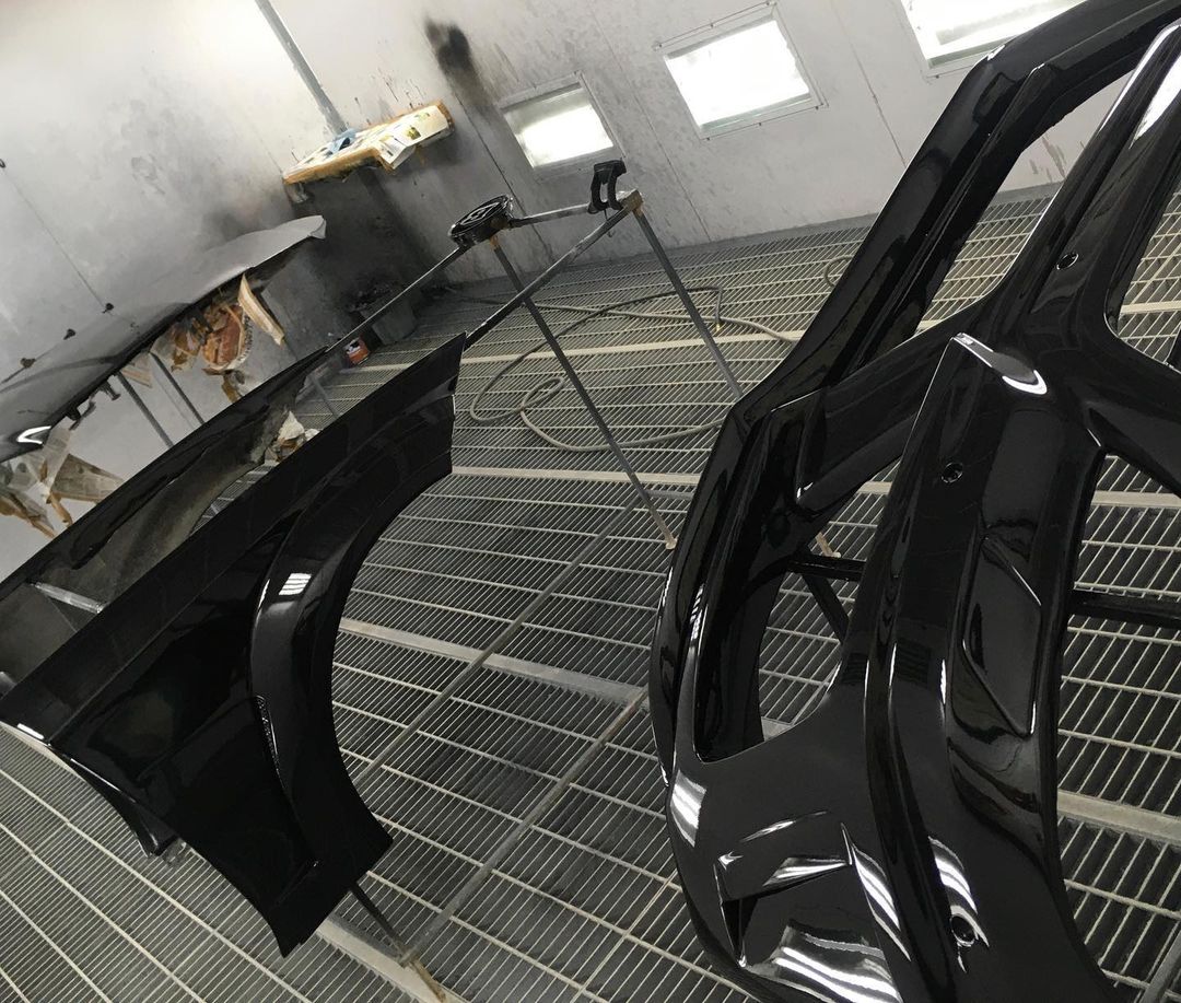 покраска бампера