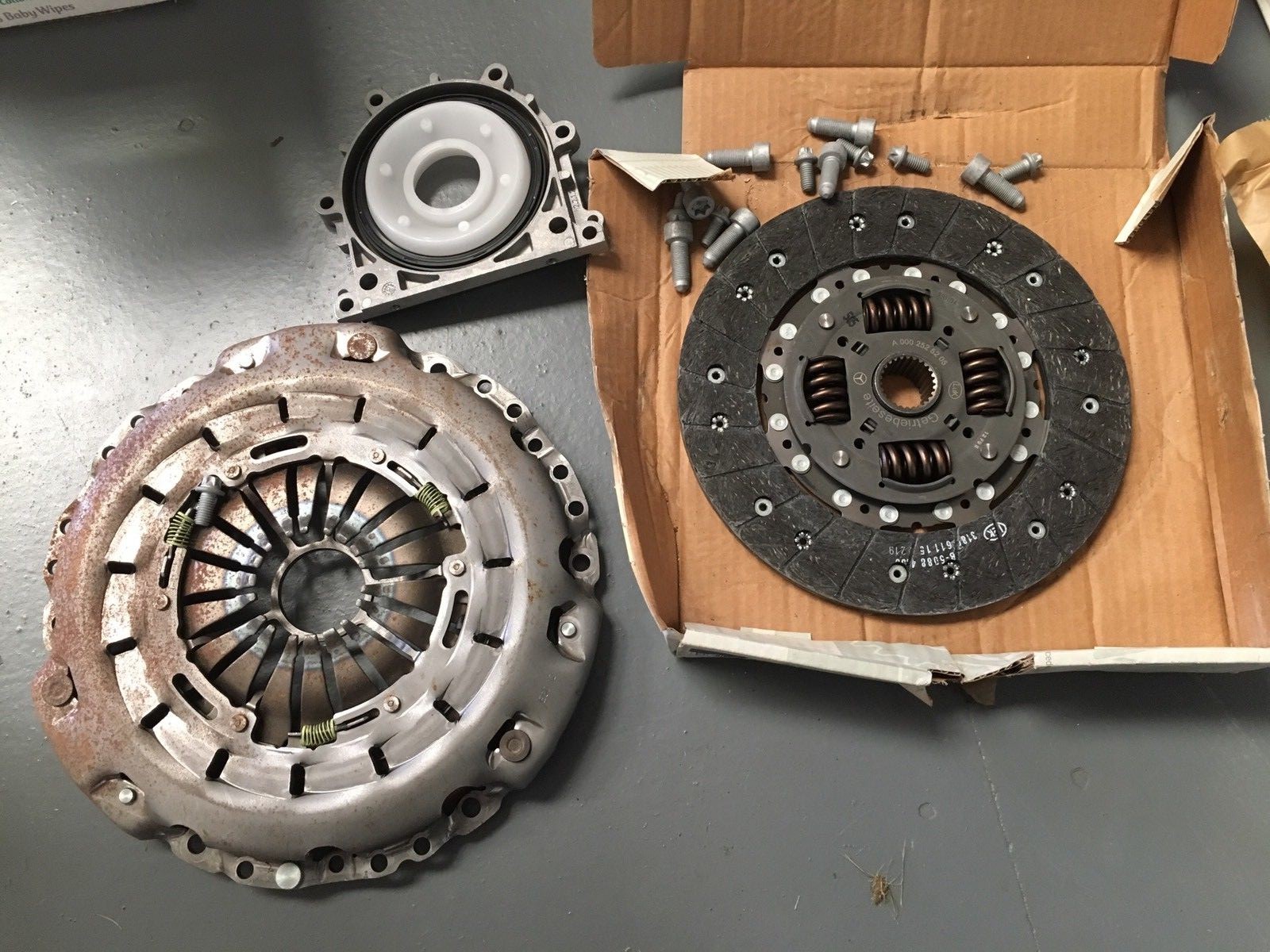 диск и корзина сцепления