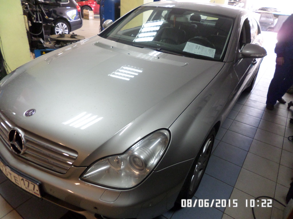 Мерседес ЦЛС а автосервисе