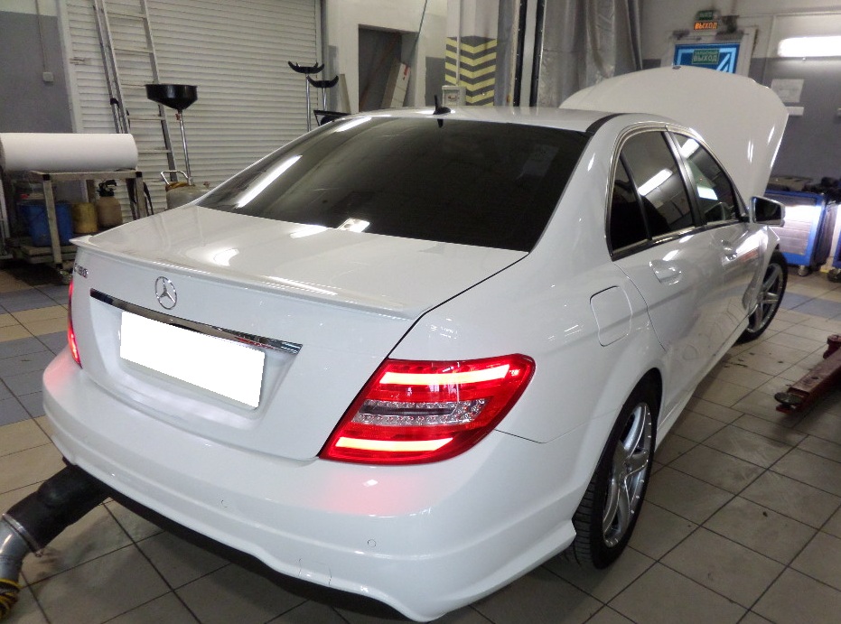 Мерседес ц-класса на СТО