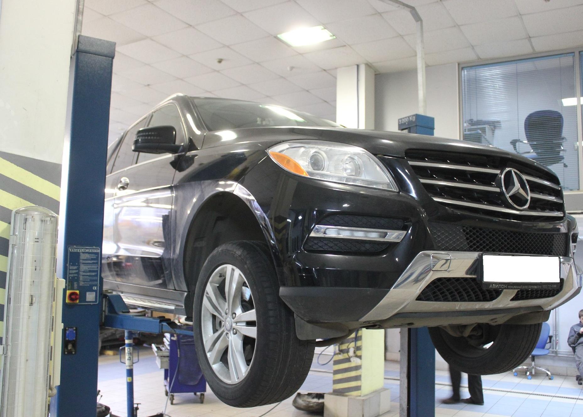 МЛ на подъемнике