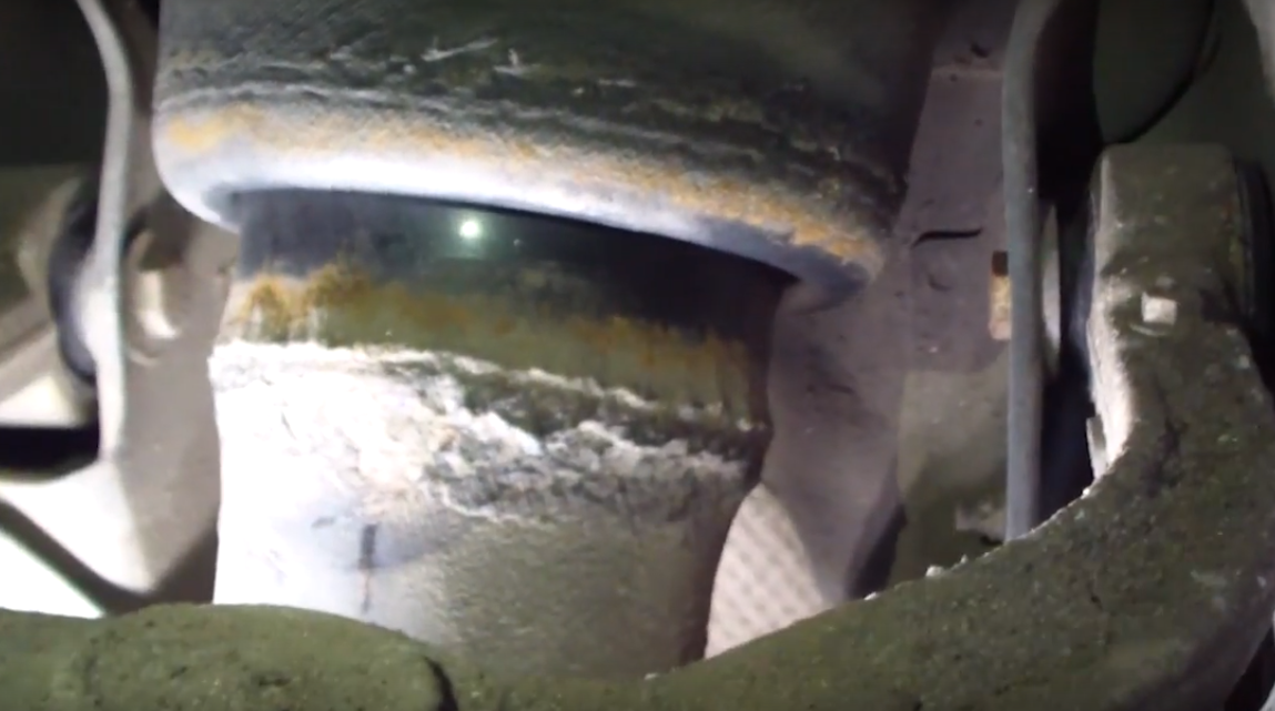 пневмобаллон на Мерседесе