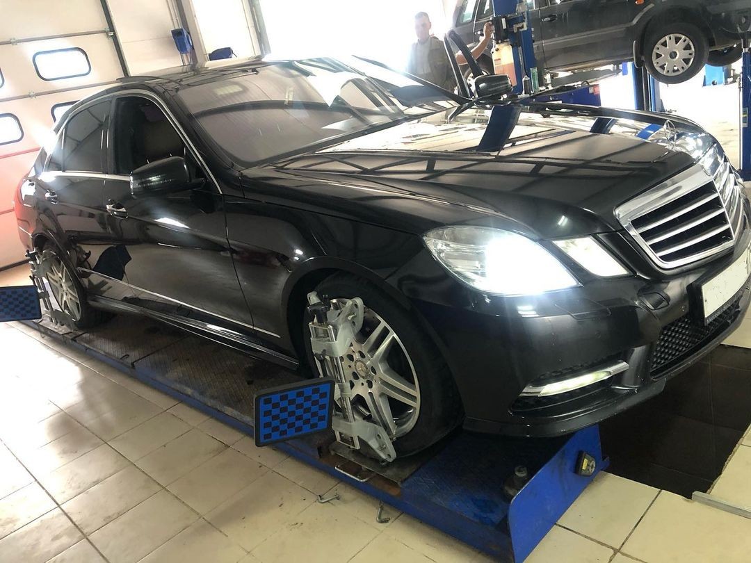 сход развал мерседес