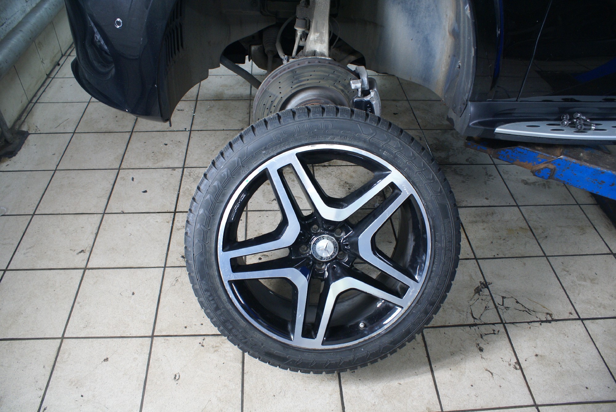 колесо мерседес