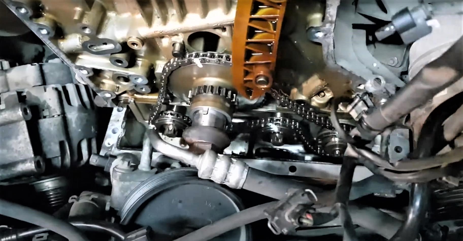 Замена цепи Мерседес C180