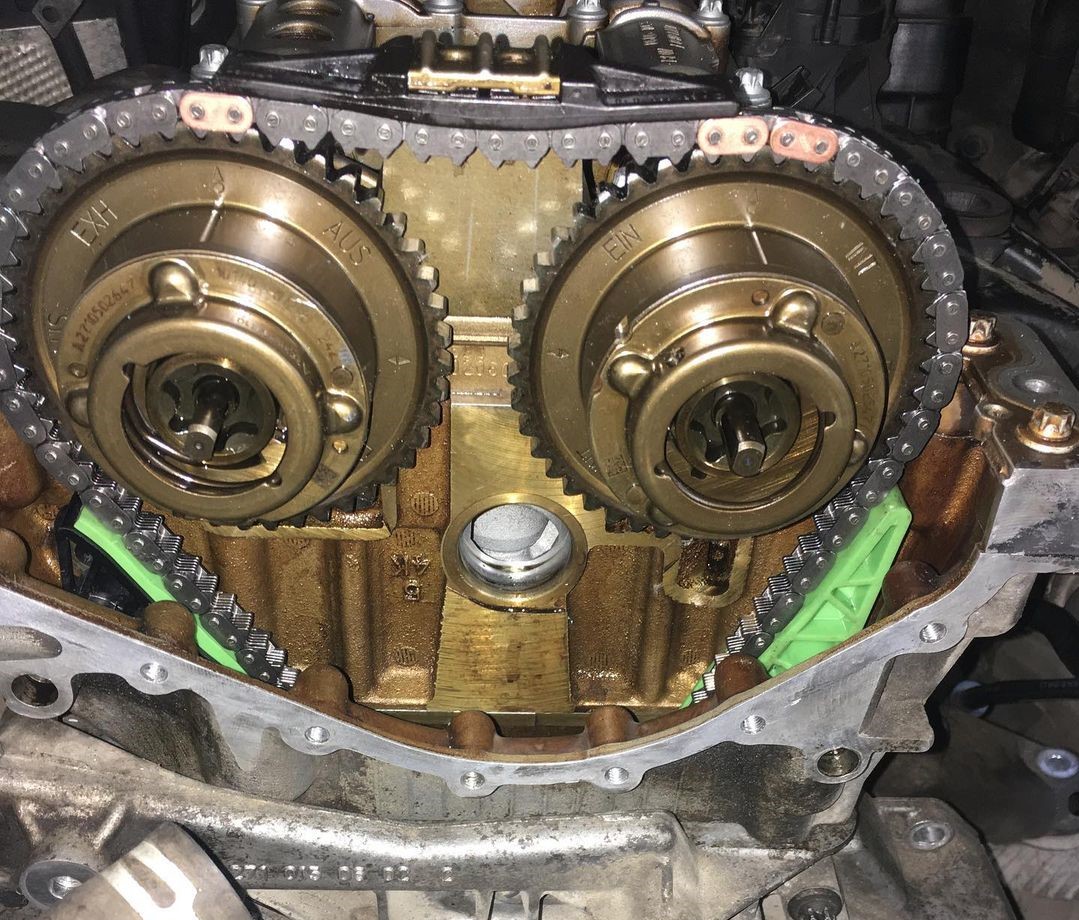 Замена цепи ГРМ Мерседес W204