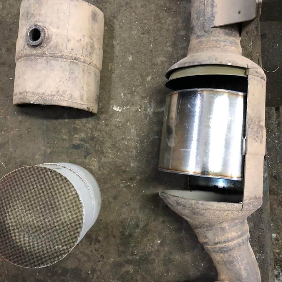 замена катализатора мерседес