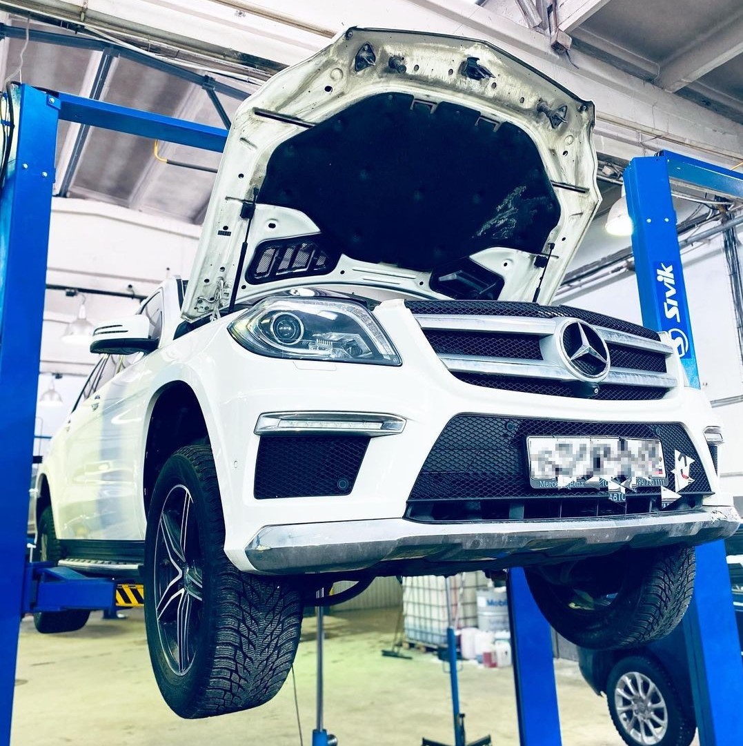 замена масла АКПП Мерседес GL