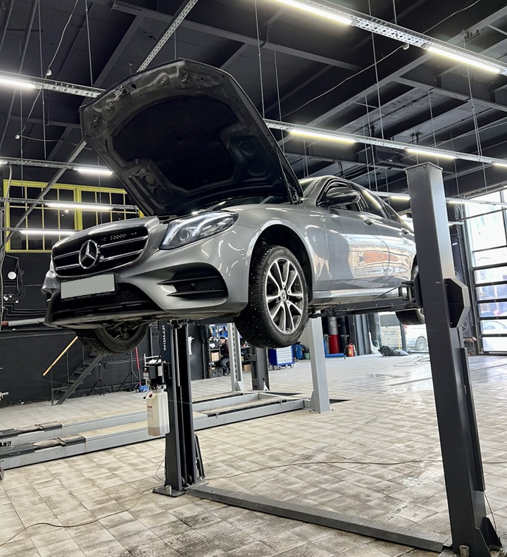 Подготовка к замене подушек двигателя