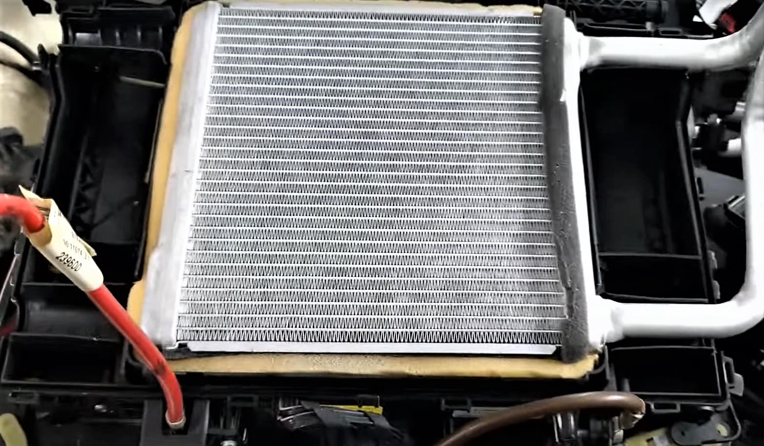 установка радиатора печки в блок отопителя Мерседес