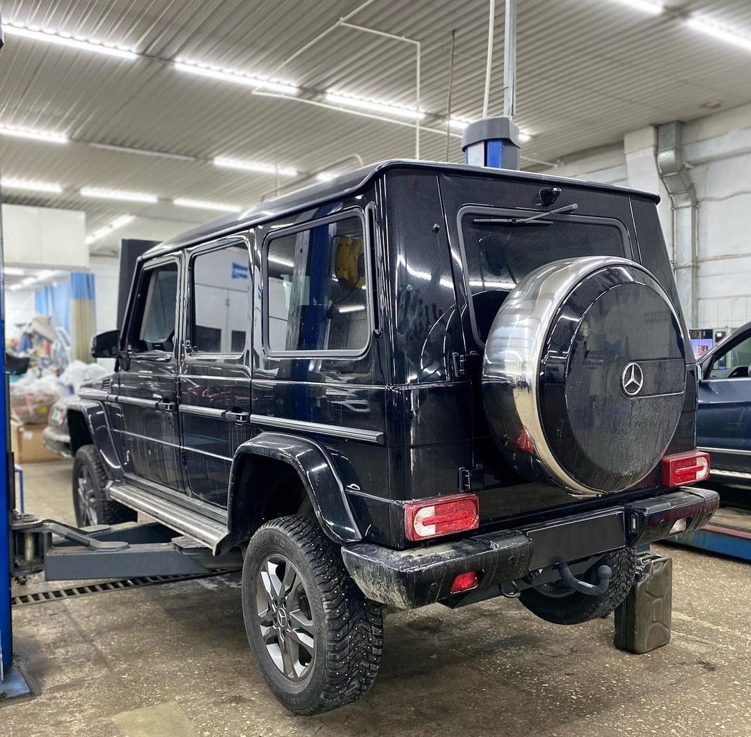 Мерседес G класс в автосервисе