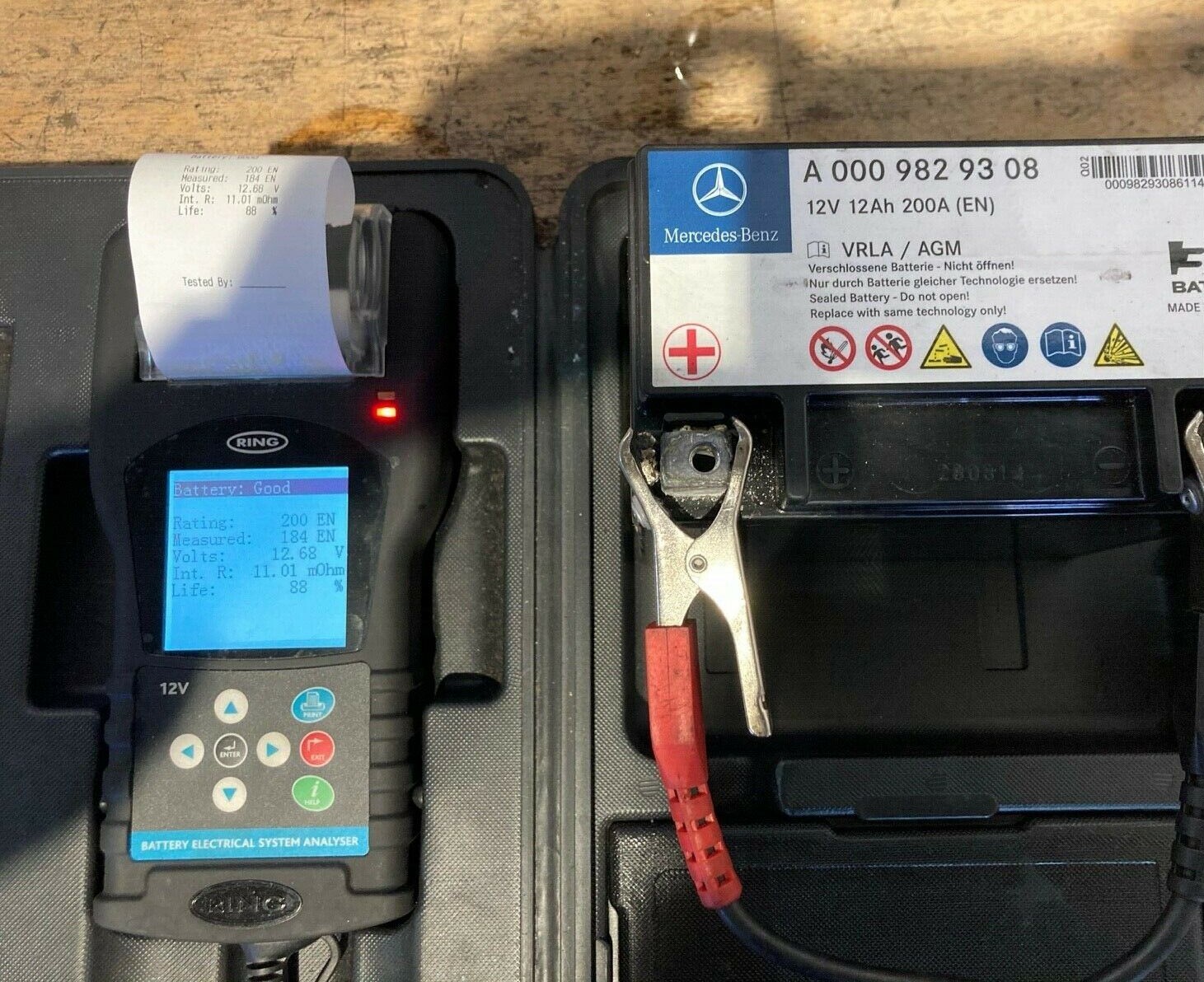 аккумулятор Мерседес