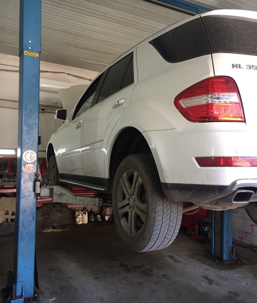 Замена стартера Мерседес