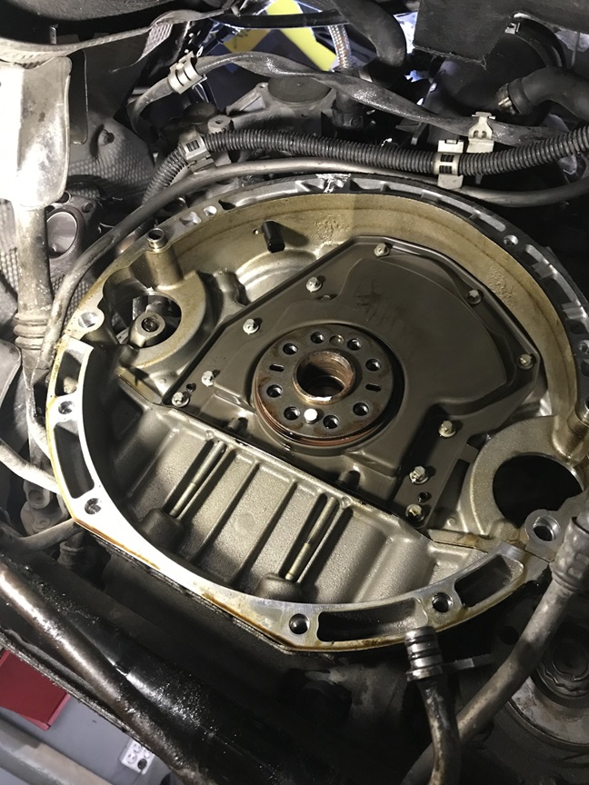 Замена заднего сальника коленвала Мерседес