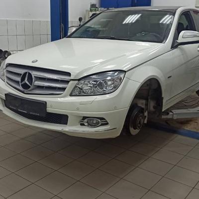 Замена масла в АКПП W204